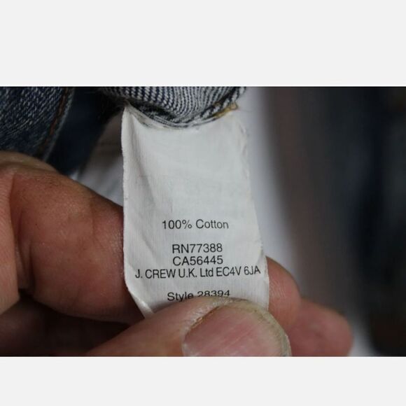 Madewell The Jean Jacket in Storm Cloud Wash Women's Size XSmall - Picture 10 of 10